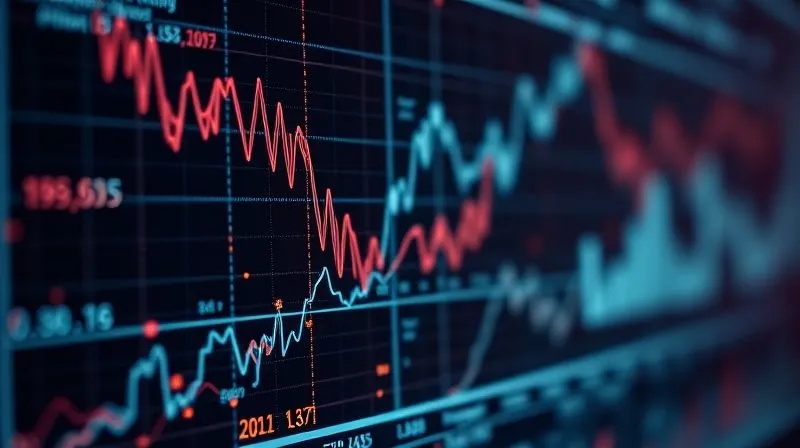 A photorealistic, professional photography, 8K, cinematic lighting, sharp focus, depth of field, shot on a high-end DSLR. Image of a complex financial ledger or digital interface with abstract graphs and arrows, symbolizing the intricate balance of economic sanctions and incentives in international diplomacy, with a subtle glow representing opportunities.