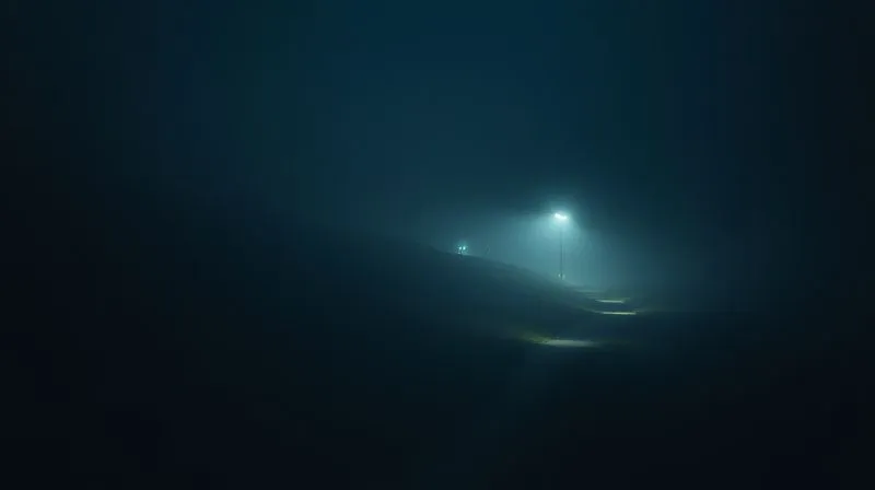 A photorealistic image showing two illuminated pathways diverging in a dark, foggy landscape. One path is clearly marked 'Truth' with a bright, steady light, while the other is shrouded in mist and marked 'Deception' with flickering, uncertain lights. Cinematic lighting, 8K hyper-detailed, shot on a high-end DSLR.