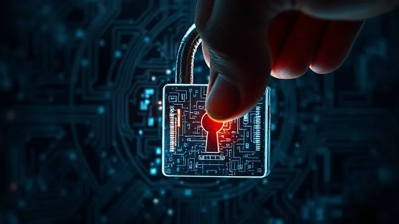 A photorealistic image of a complex, intricate digital lock and key, with a faint glow emanating from within, symbolizing the protection of trade secrets and confidential information. The lock is partially obscured by a hand trying to open it, suggesting a challenge to its security. Professional photography, 8K, cinematic lighting, sharp focus, depth of field.