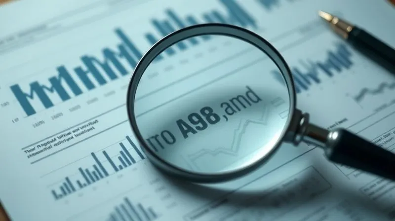 A photorealistic close-up of a magnifying glass hovering over complex legal documents and data charts, symbolizing meticulous auditing and review. The documents feature subtle digital interface elements. Cinematic lighting, sharp focus on the magnifying glass and documents, depth of field blurring the background, 8K hyper-detailed, professional photography, shot on a high-end DSLR.
