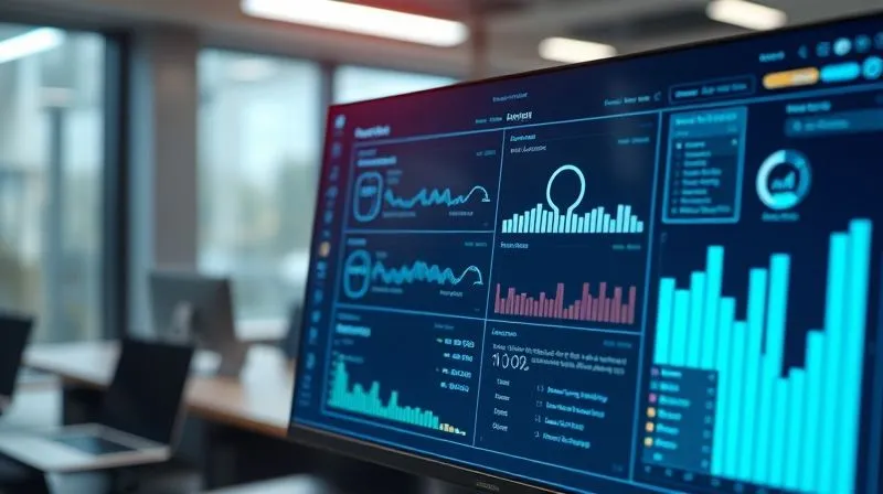A photorealistic image of a sleek, futuristic contract lifecycle management (CLM) dashboard on a secure monitor, displaying intricate audit trails, version histories, and cryptographic keys. The interface is clean, professional, and glows with soft, secure blue light. Cinematic lighting, sharp focus on the dashboard details, depth of field blurring a modern office background. 8K hyper-detailed, professional photography, shot on a high-end DSLR.