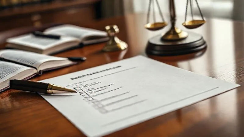 Photorealistic, professional photography, 8K, cinematic lighting, sharp focus, depth of field, shot on a high-end DSLR. A detailed, crisp image of a legal document or compliance checklist related to equal pay, with a pen poised to check off an item. The document is spread on a polished wooden desk, surrounded by a few legal texts and a small, delicate scale in the background, subtly indicating fairness and precision.