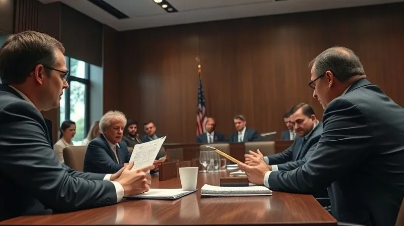 A photorealistic image of a legal courtroom, with a determined consumer and their attorney presenting evidence to a judge and jury. The scene is professional, with natural light filtering through large windows, sharp focus on the legal team, and a respectful, authoritative atmosphere. Shot on a high-end DSLR, 8K hyper-detailed, professional photography.