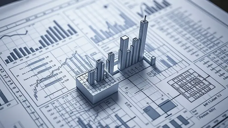 A detailed, photorealistic image of abstract financial graphs and charts overlaid on blueprints of a complex business structure, subtly hinting at intellectual property symbols. The scene is illuminated by soft, analytical light, suggesting deep financial analysis and valuation. Photorealistic, professional photography, 8K, cinematic lighting, sharp focus, depth of field, shot on a high-end DSLR.