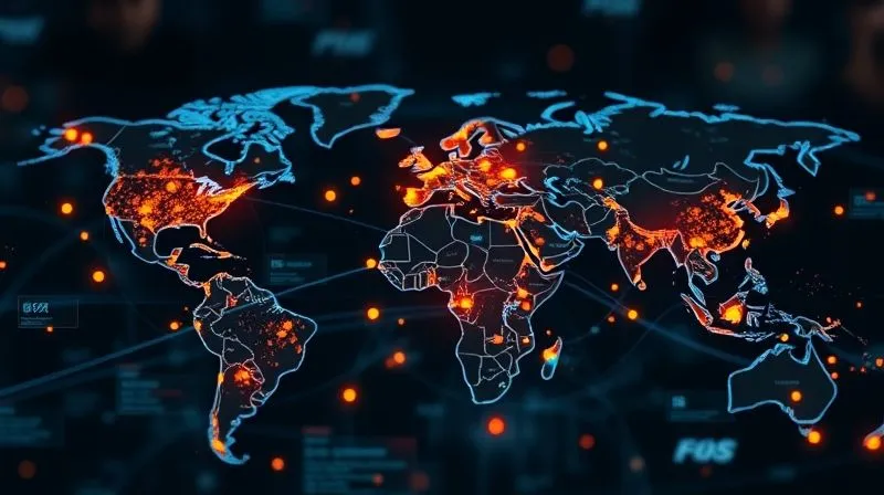 A network of digital eyes, monitoring a global map, with data streams highlighting suspicious activity related to sports merchandise. Photorealistic, professional photography, 8K, cinematic lighting, sharp focus, depth of field, shot on a high-end DSLR.