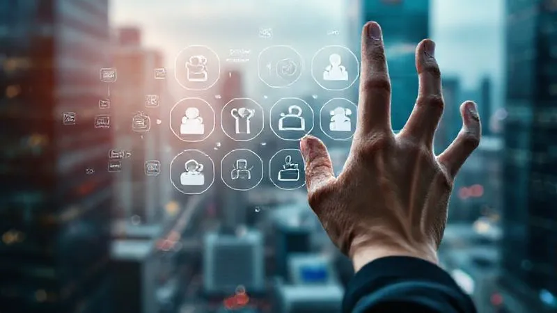 A photorealistic, professional photography, 8K, cinematic lighting, sharp focus, depth of field, shot on a high-end DSLR of a person's hand reaching towards a complex digital interface with various icons representing appeal buttons, alternative platforms, and legislative symbols, conveying the multi-faceted options for user recourse. The background is a blurred, bustling cityscape, symbolizing the vast digital world.